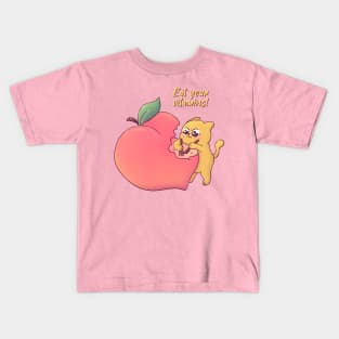 Peachy Cat Kids T-Shirt